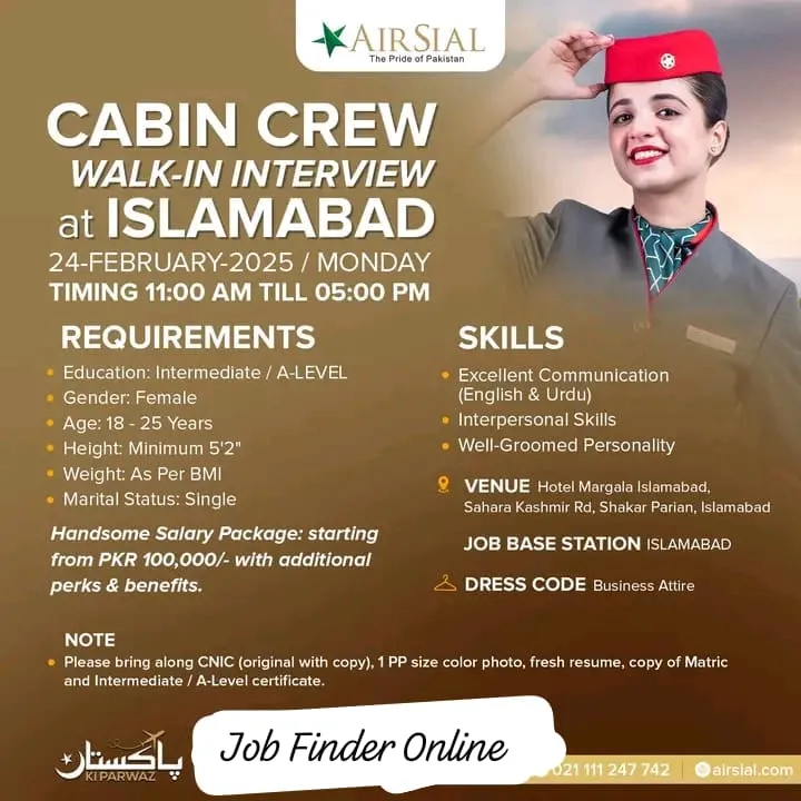 AirSial Jobs 2025 Advertisement