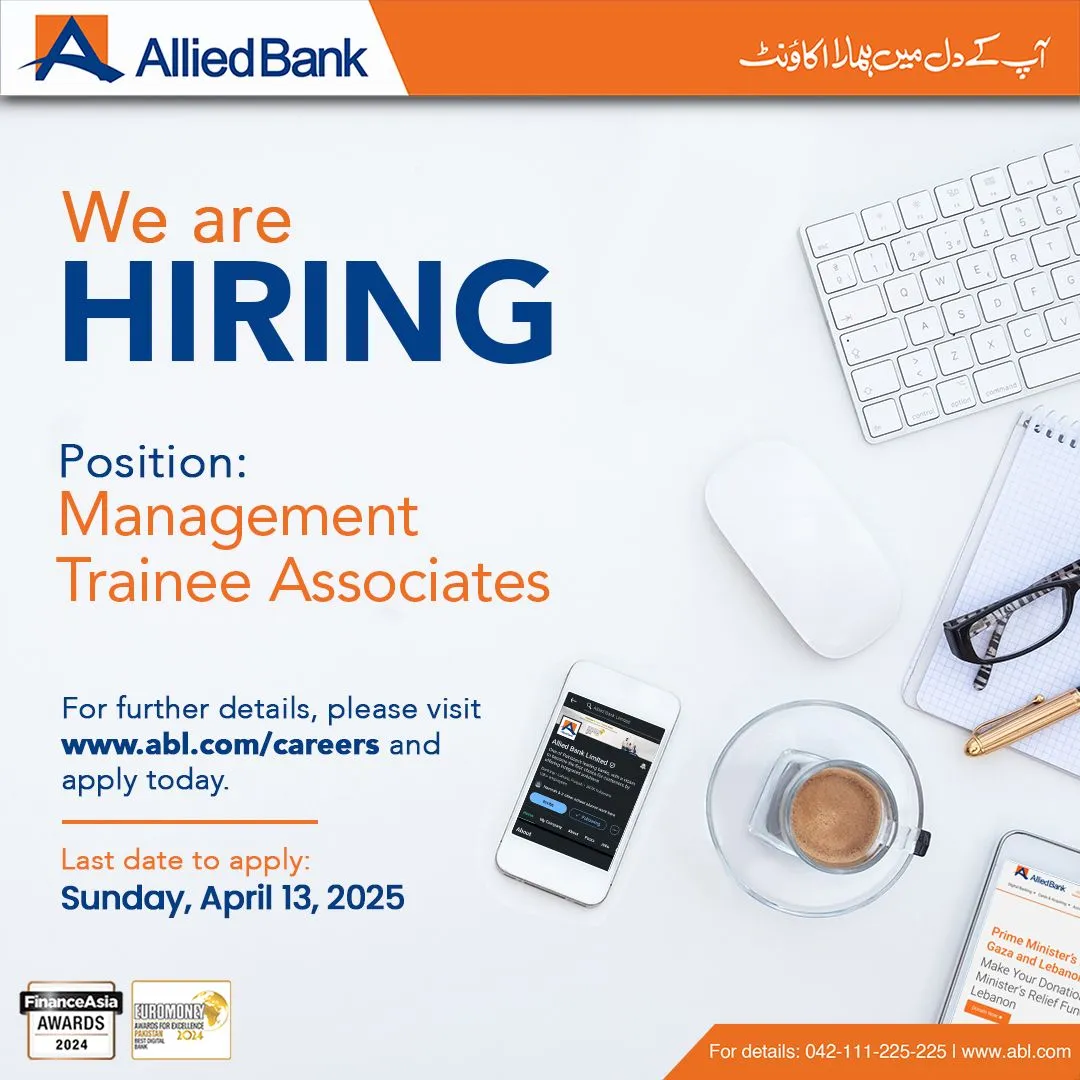 Allied Bank Limited ABL Jobs 2025 Advertisement #1