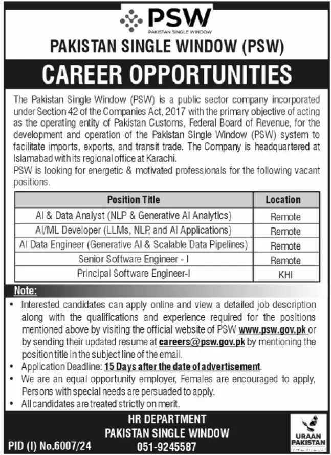 PSW Online Registration in 2025 Advertisement