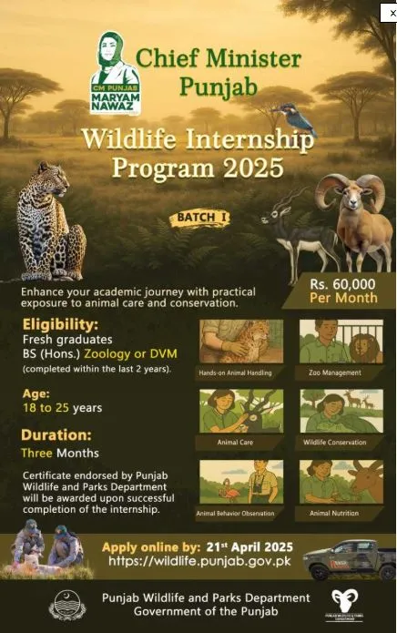 CM Wildlife Internship Program 2025