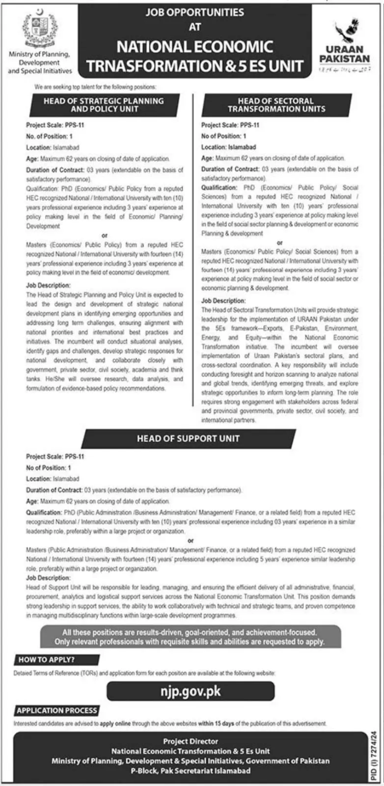 NETU Jobs 2025 Advertisement