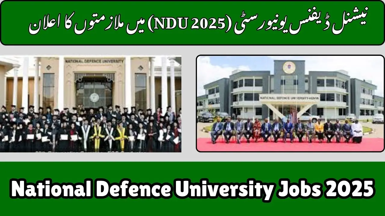 National Defence University Jobs 2025