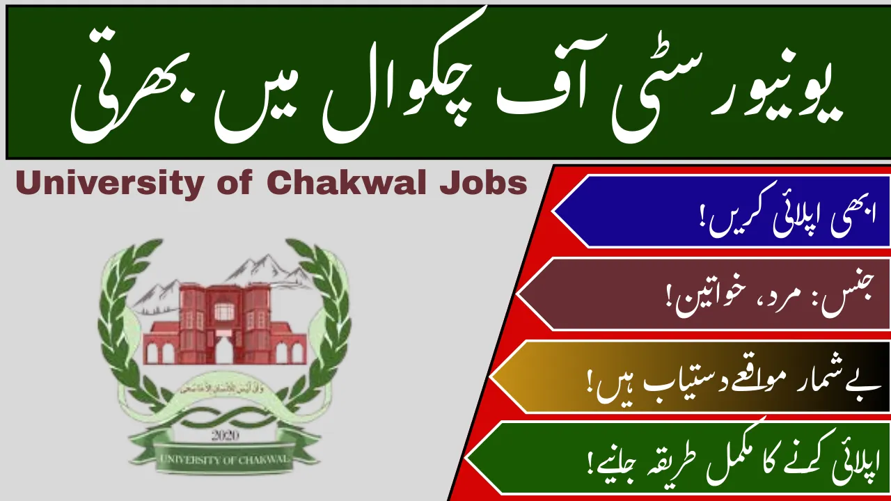 University of Chakwal Jobs
